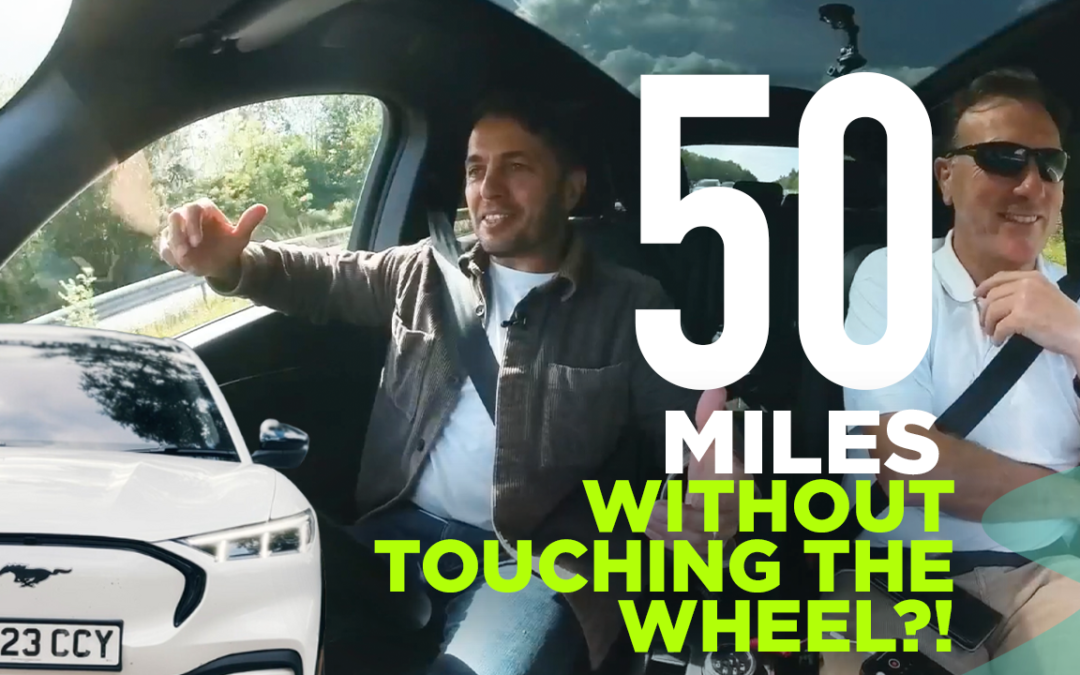 DRIVING 50 miles WITHOUT TOUCHING the WHEEL, ACCELERATOR or the BRAKES!