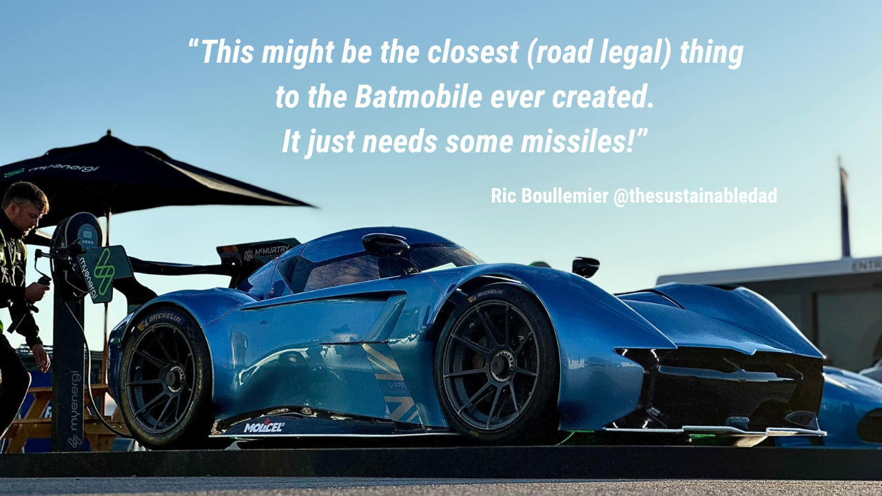 Sustainable travel journalist Ric Boullemier commented. “ this might be the closest (road legal) thing to the Batmobile ever created. I remember watching this break the hill climb record a few yea