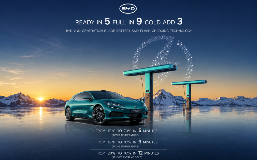 BYD Flash Charging UK: How 9-Minute EV Charging Could Transform the Market